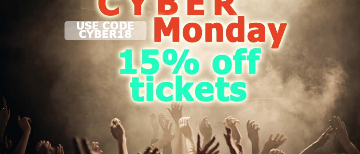 SAVE 15% on Red Rocks Tickets for Cyber Monday
